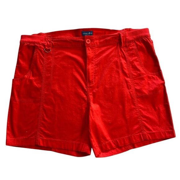 CARIBBEAN JOE SIZE 16 RED SHORTS - Picture 1 of 7